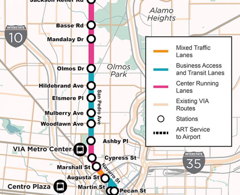 Green Line Corridor Map
